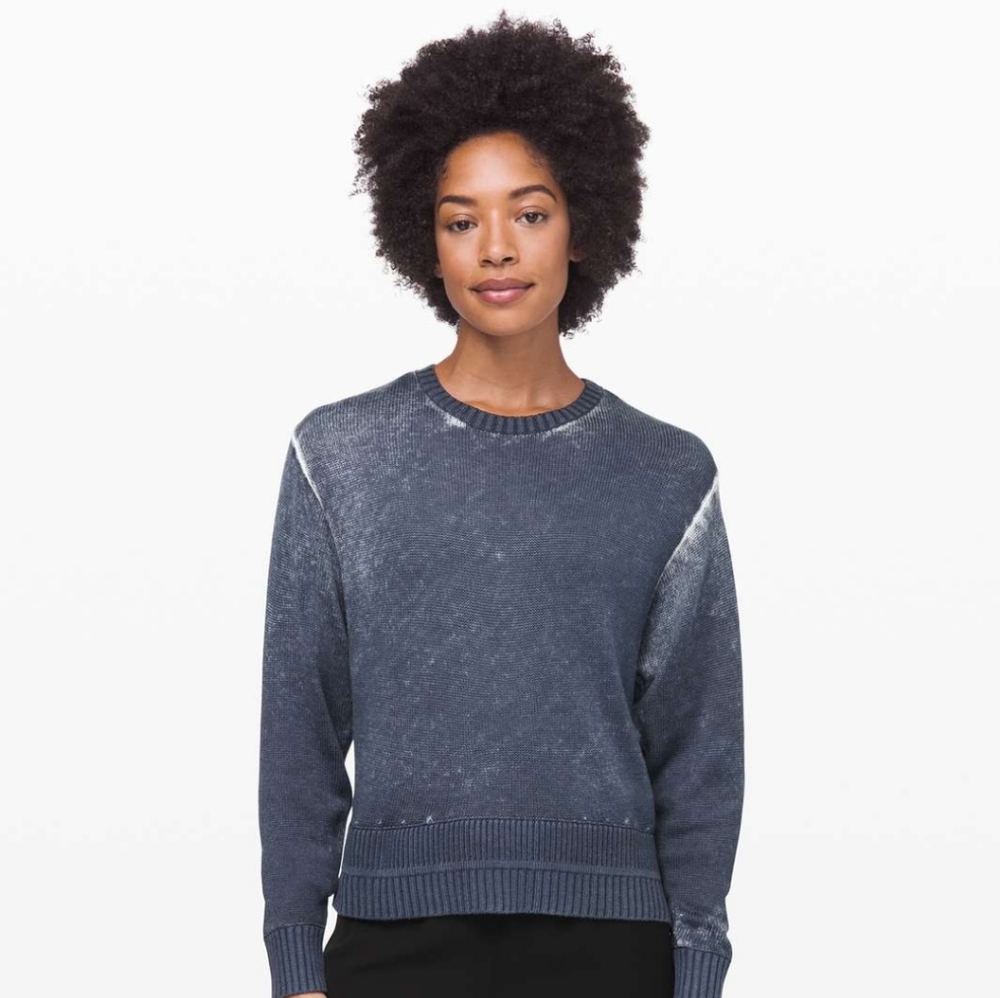Lululemon Hazy Day Sweater Blue Small